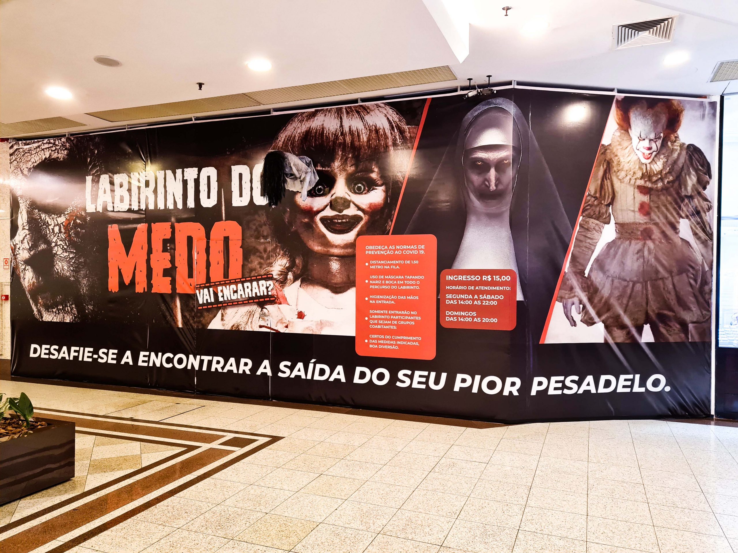 Labirinto do Medo promete sustos e emoção no Passo Fundo Shopping - Blog  Bah Guri!