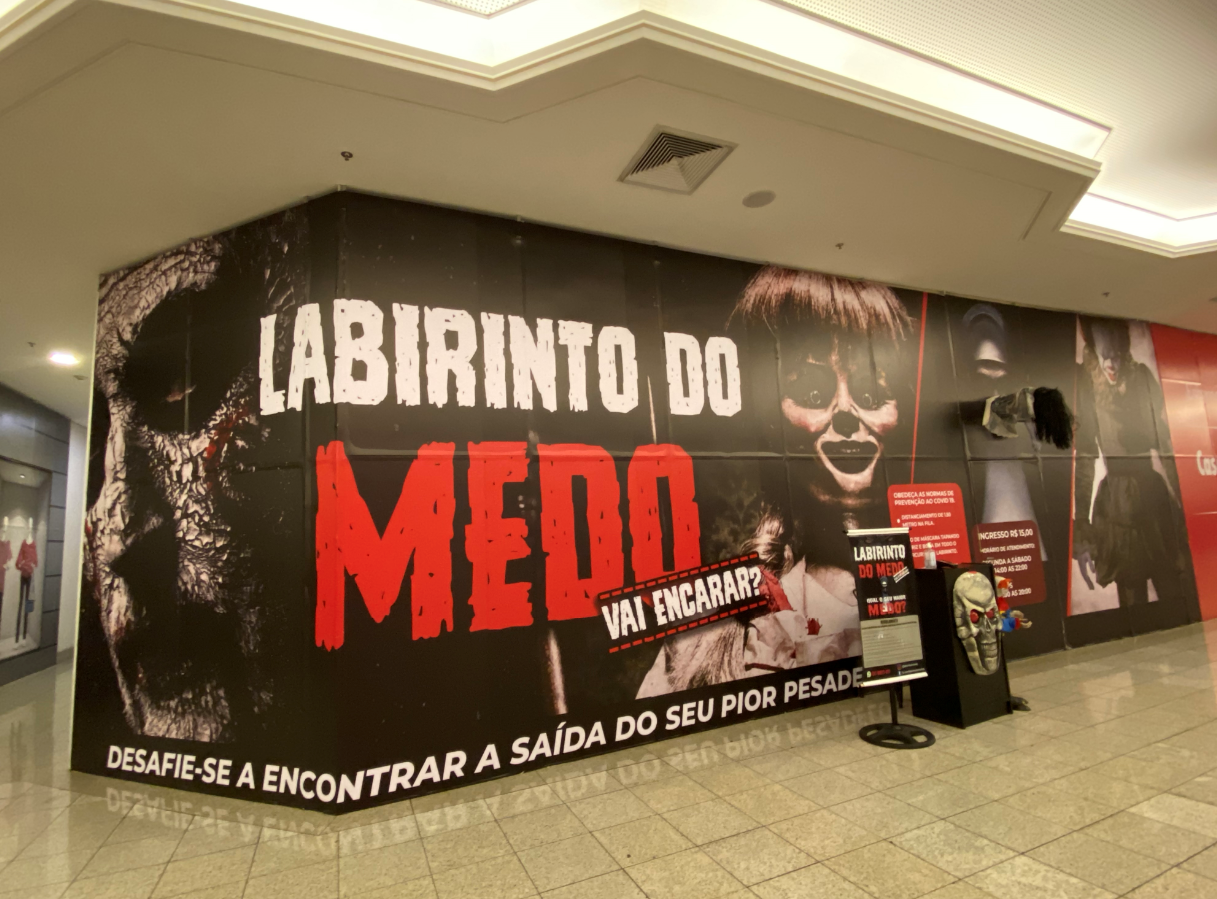 Labirinto dos Desafios' traz experiência de terror no Brasil